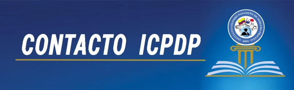 Banner de la pagina web de Contacto con el ICPDP que incluye el formulario de mensajes vía email.